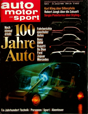 Deckblatt Auto Motor und Sport (02/1986)